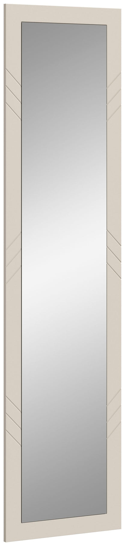 Miroir NOTES (L/H/P : env. 45/180/2 cm) en beige sable/beige sable mat/miroir