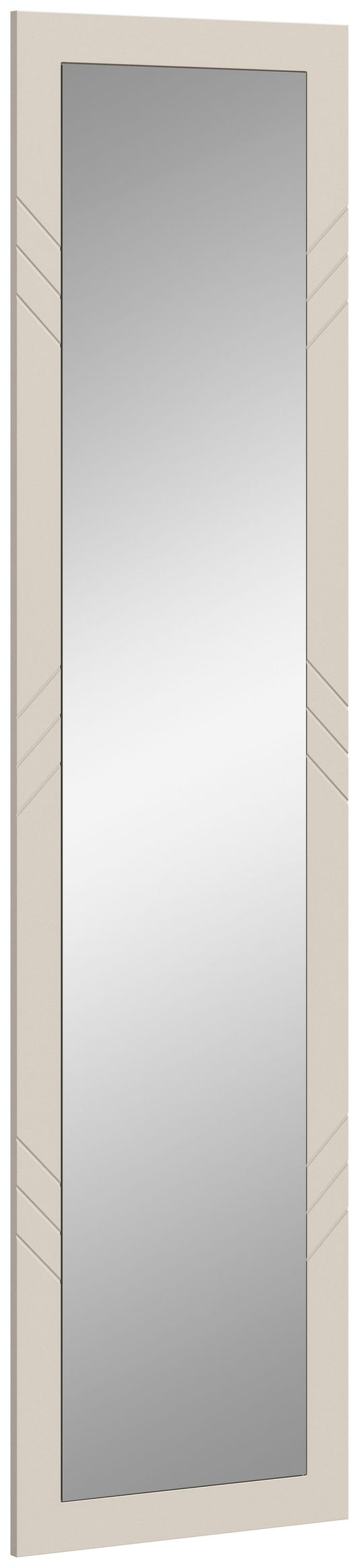Miroir NOTES (L/H/P : env. 45/180/2 cm) en beige sable/beige sable mat/miroir