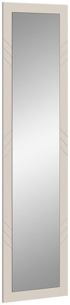 Miroir NOTES (L/H/P : env. 45/180/2 cm) en beige sable/beige sable mat/miroir
