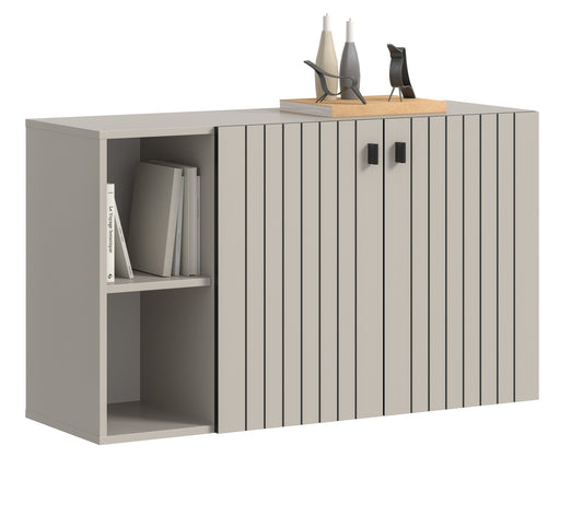 Meuble à chaussures STATION (L/H/P : env. 106/63/37 cm) en cachemire/cachemire