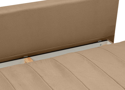 Canapé convertible Sendi – Luxueux canapé en velours avec fonction couchage
