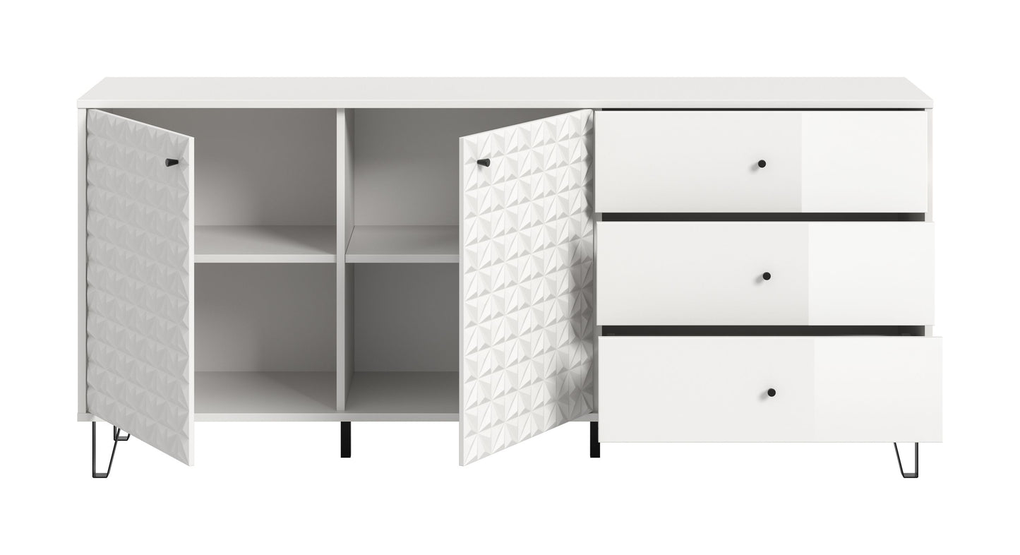 Homes & Jones Sideboard-Wohnzimmerschrank 169 cm breit, Wohnmöbel