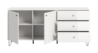 Homes & Jones Sideboard-Wohnzimmerschrank 169 cm breit, Wohnmöbel