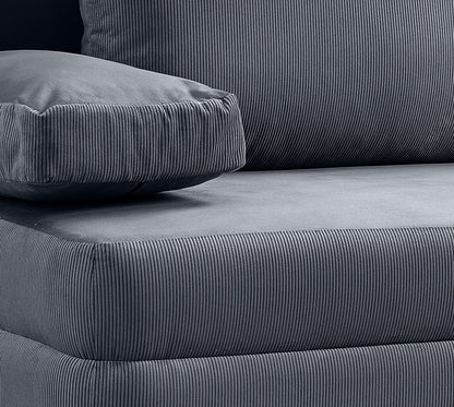 Sofa Bed Sorto – Comfortable Cord Sofa with Sleeping Function