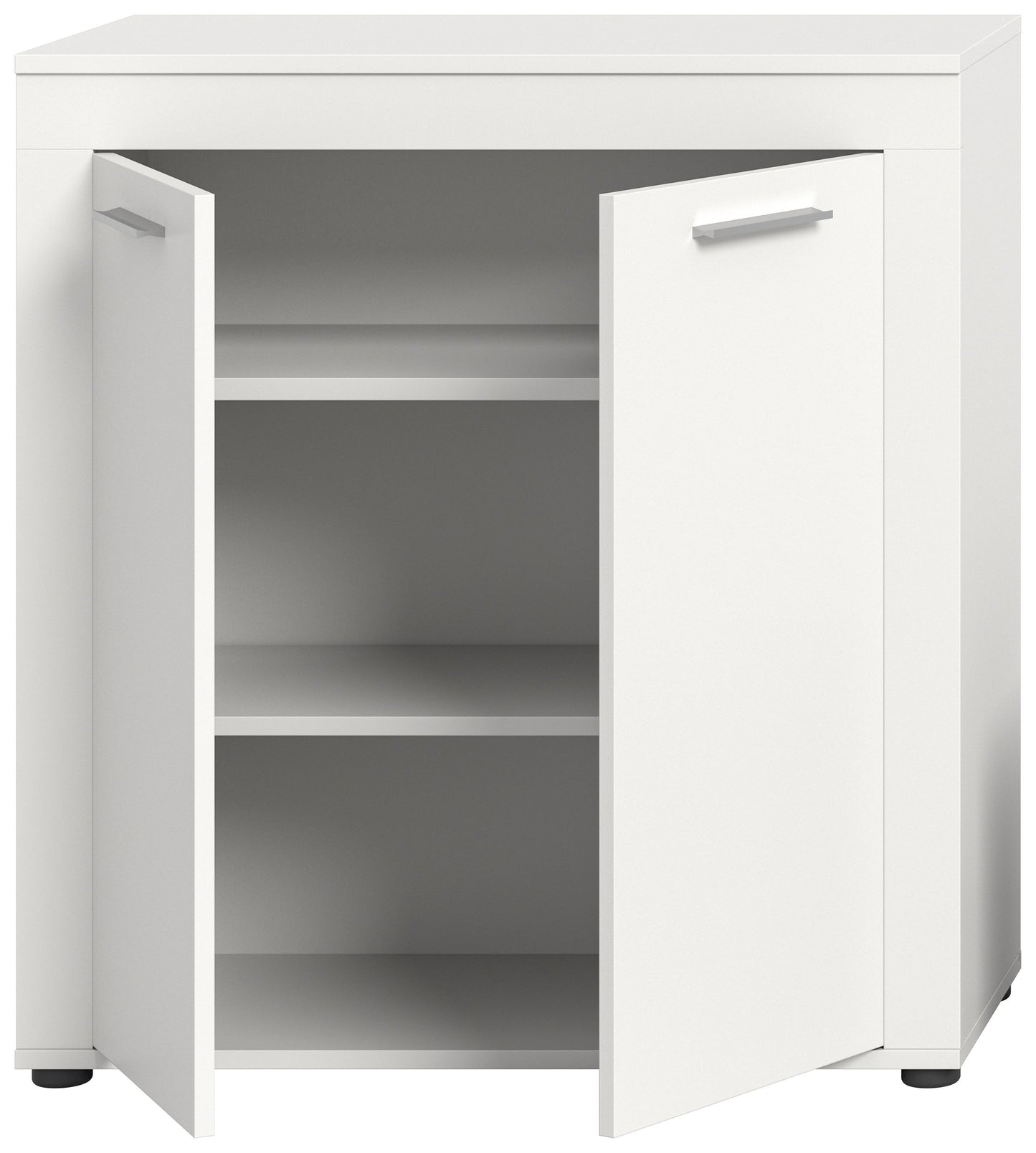 Highboard JAM (L/H/P : env. 80/88/35 cm) en imitation chêne Wotan/gris