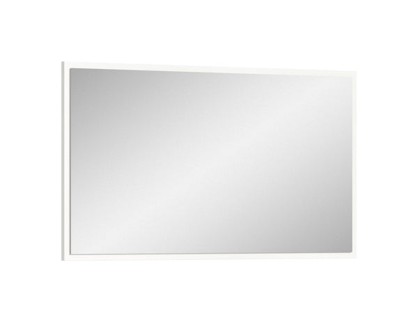 Miroir VAGA (L/H/P : env. 83/48/2 cm) en blanc/blanc