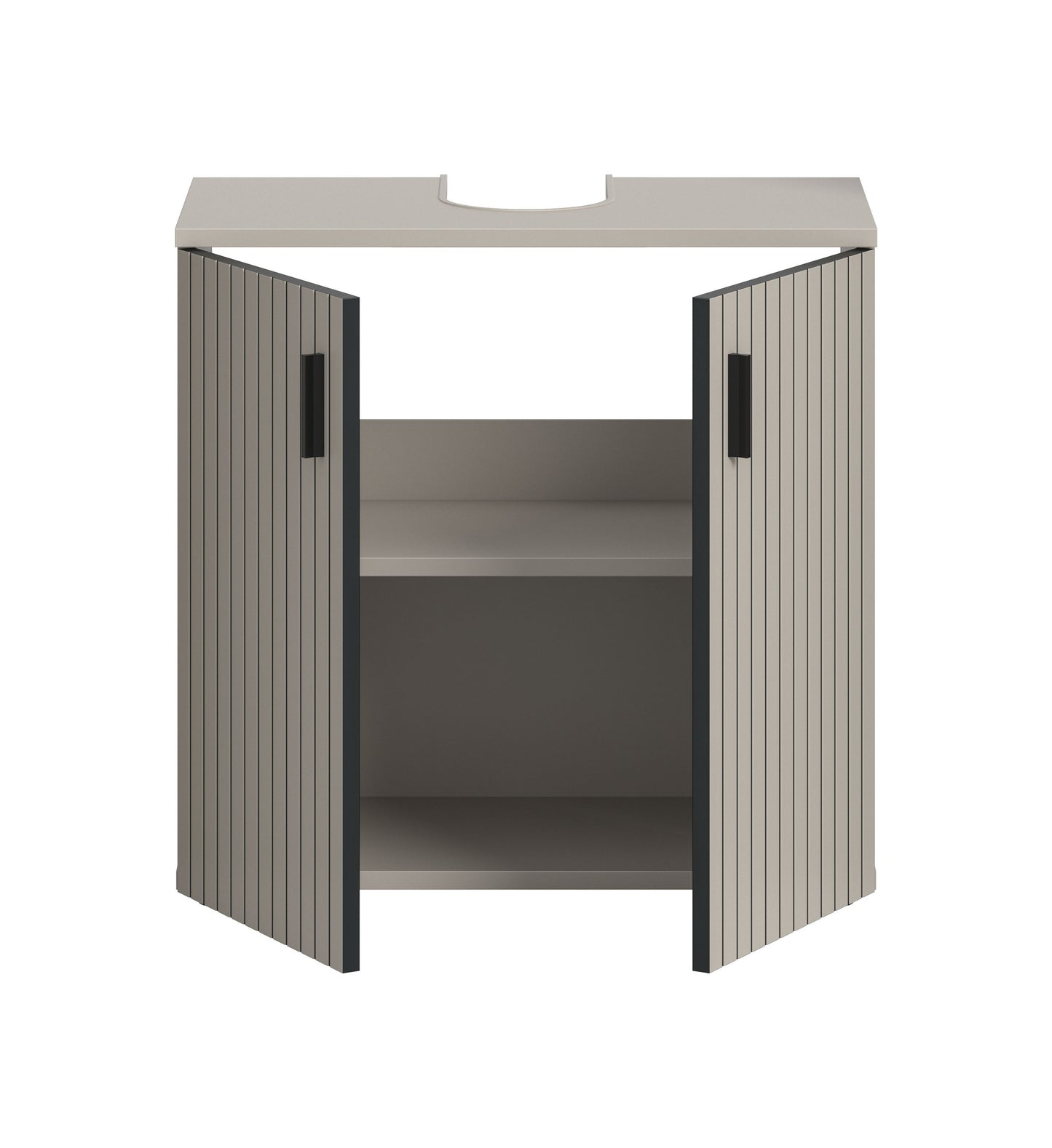 Meuble sous-lavabo MONE (L/H/P : env. 60/59/30 cm) en cachemire/cachemire