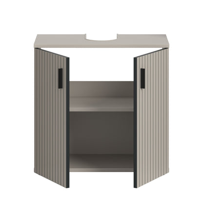 Meuble sous-lavabo MONE (L/H/P : env. 60/59/30 cm) en cachemire/cachemire