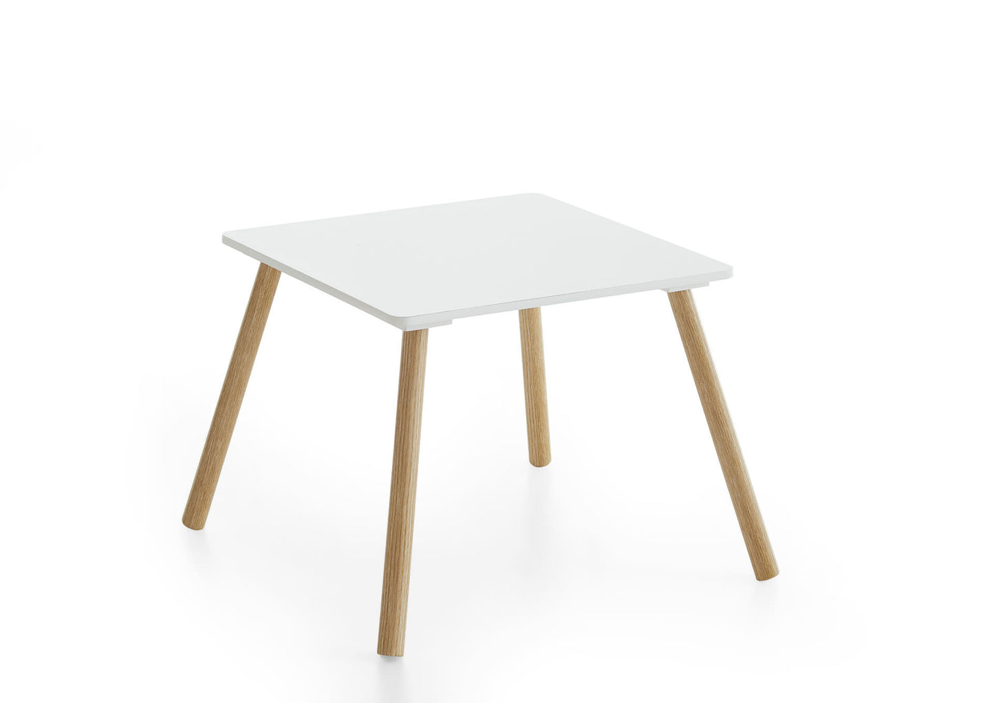 Homes & Jones Kindersitzgruppe Lea 3-teilig, Massivholz Weiß/Natur