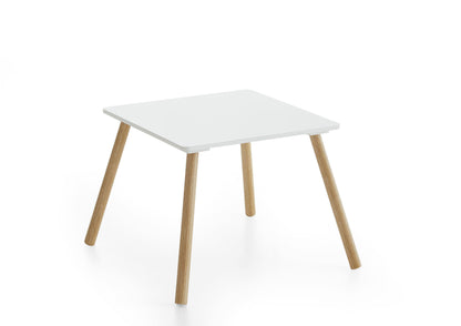 Homes & Jones Kindersitzgruppe Lea 3-teilig, Massivholz Weiß/Natur