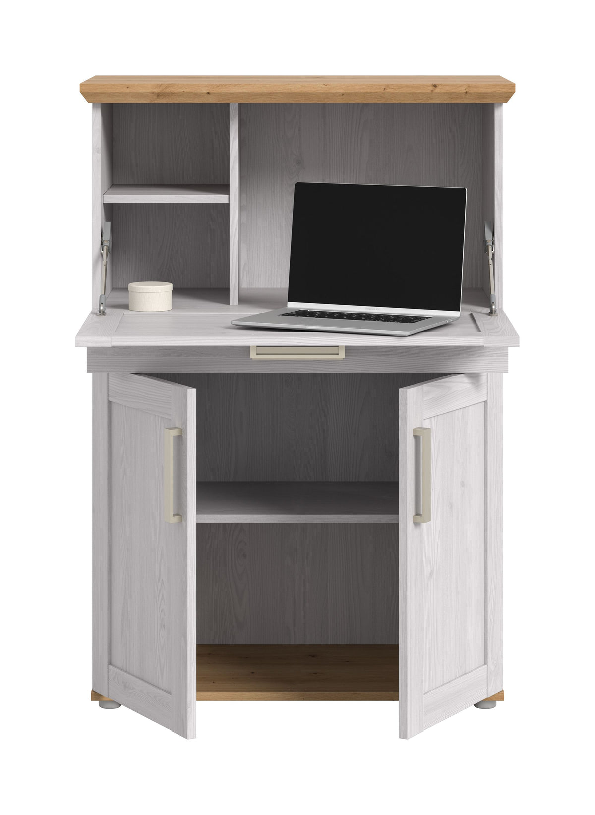 Secretary VERONA (W/H/D: approx. 84/122/42 cm) in Sibiu Larch Reproduction/Sibiu Larch Reproduction