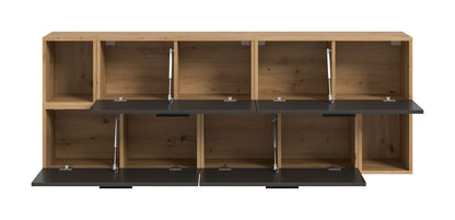 Homes & Jones Wohnwand 2-tlg. TV Möbel Modular Lowboard, Wohnzimmerschrank
