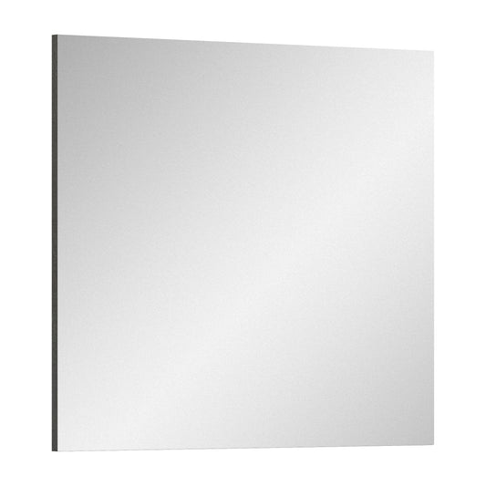 Homes & Jones Spiegel 60 cm, quadratisch, schmaler dunkler Rand, für Flur und Bad