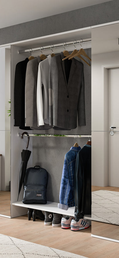 Homes & Jones Garderobe Zwischenbauelement auch so als Garderobe nutzbar