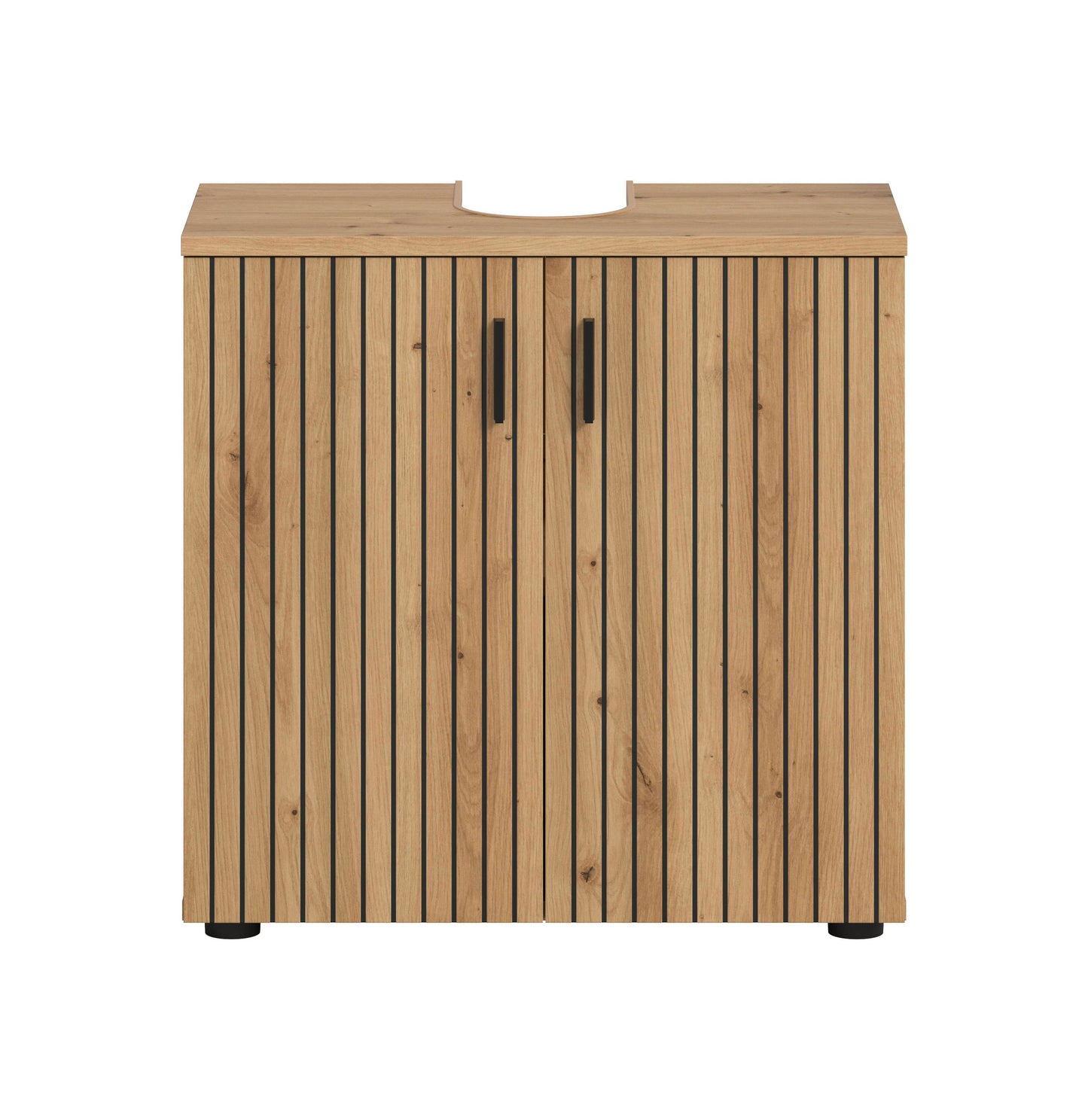 Meuble sous-lavabo MONE (L/H/P : env. 60/59/30 cm) en cachemire/cachemire
