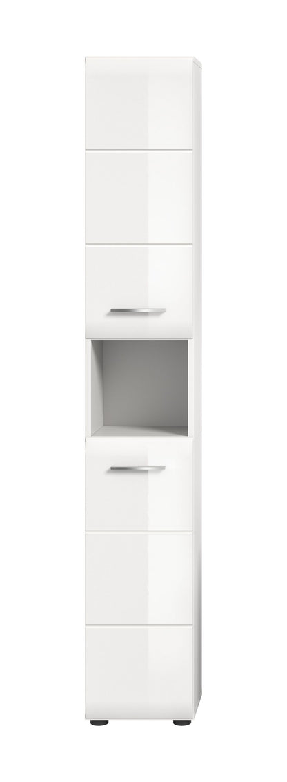 Homes & Jones Badhochschrank schmal 30 cm breit, Badschrank, Badmöbel