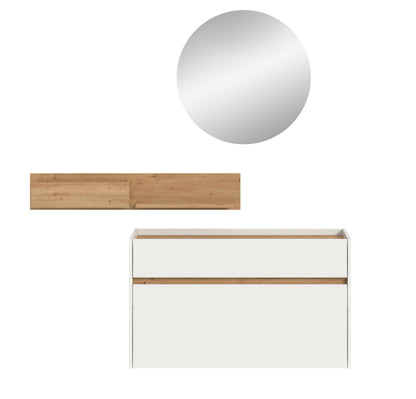Ensemble de vestiaire DRIVE (L/H/P : env. 140/197/32 cm) en sauge/sauge