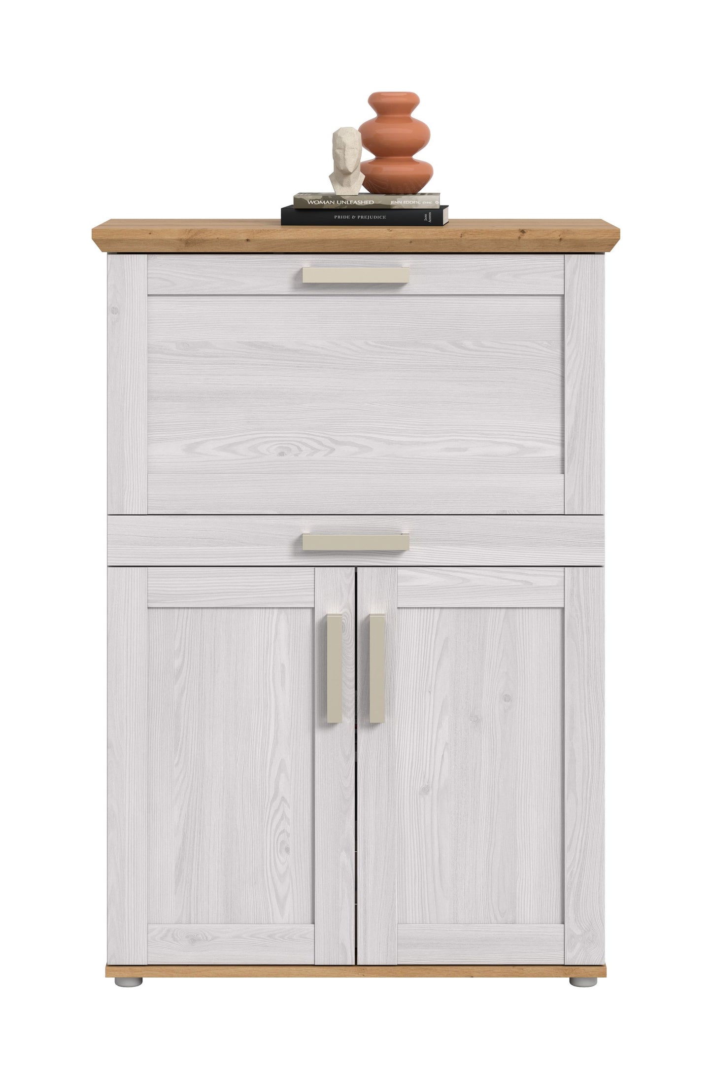 Secretary VERONA (W/H/D: approx. 84/122/42 cm) in Sibiu Larch Reproduction/Sibiu Larch Reproduction