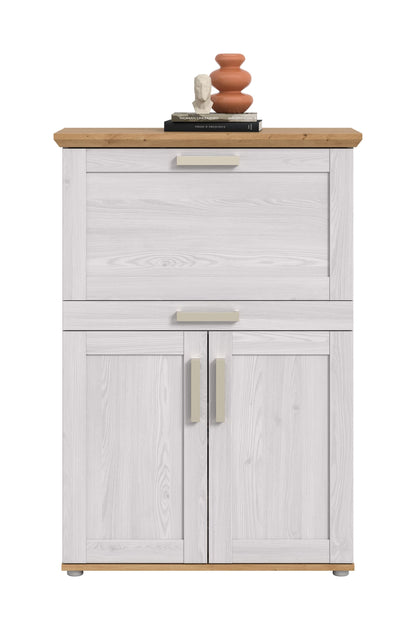 Secretary VERONA (W/H/D: approx. 84/122/42 cm) in Sibiu Larch Reproduction/Sibiu Larch Reproduction