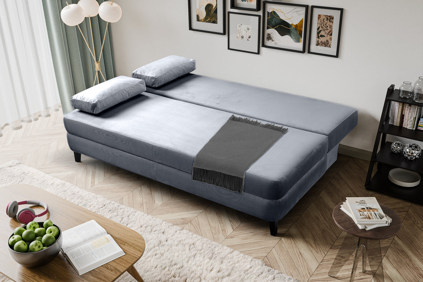 Sofa Bed Sorto – Comfortable Cord Sofa with Sleeping Function