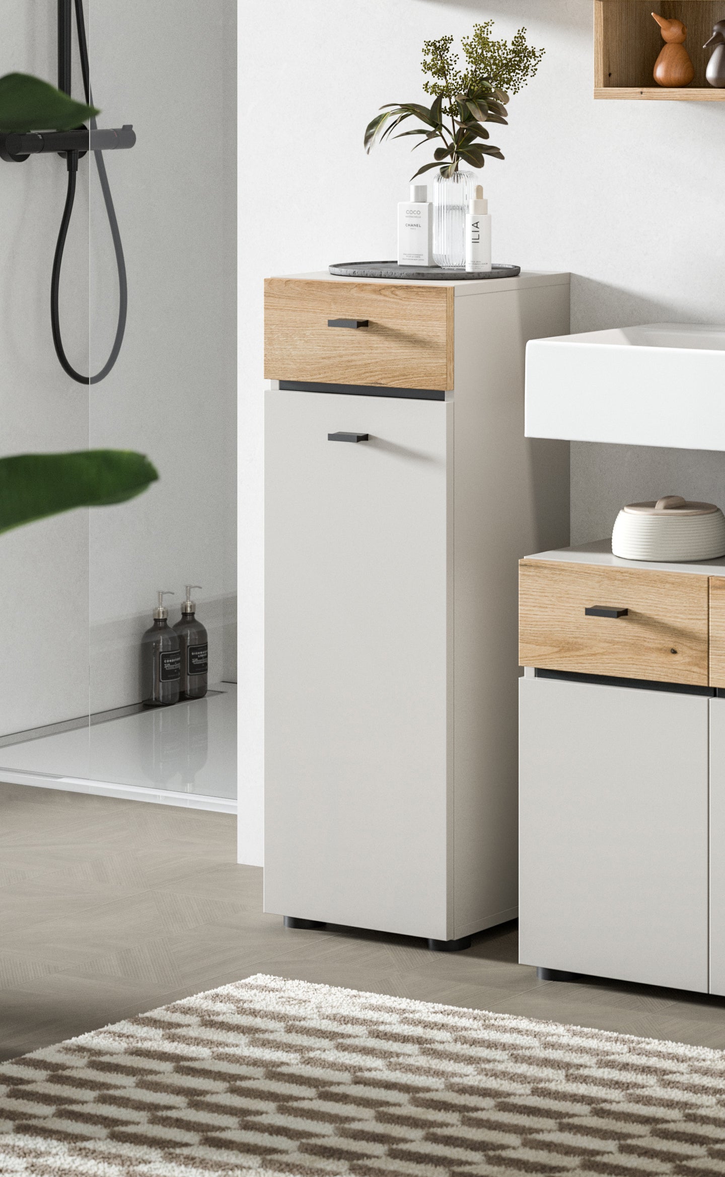 Homes & Jones Badkommode, Badschrank stehend, Badmöbel