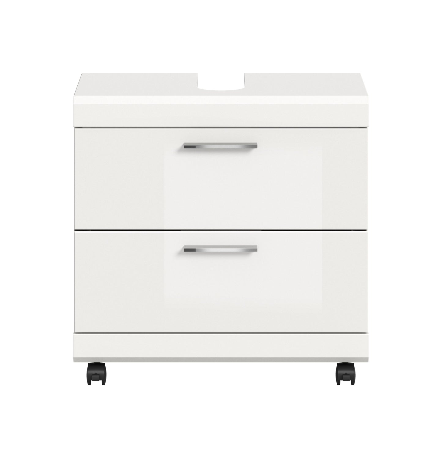 Homes & Jones Waschbeckenunterschrank auf Rollen, Schrank easy to handle