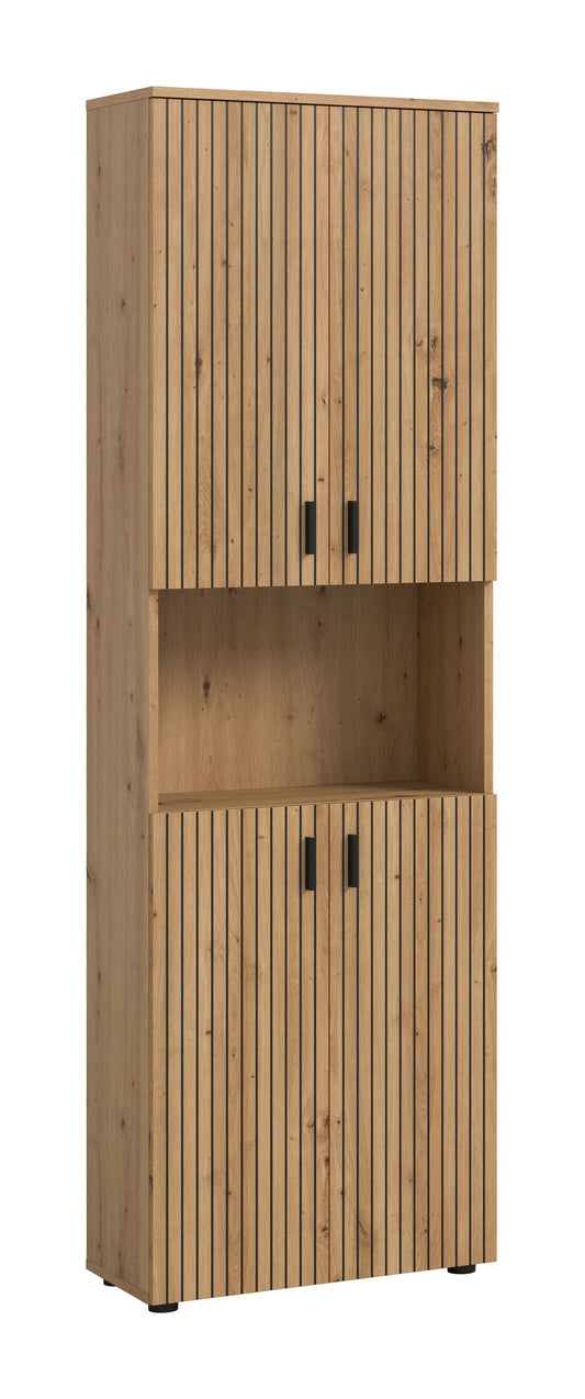 Homes & Jones Badhochschrank 60 cm breit, Badezimmer-Hochschrank, Badmöbel