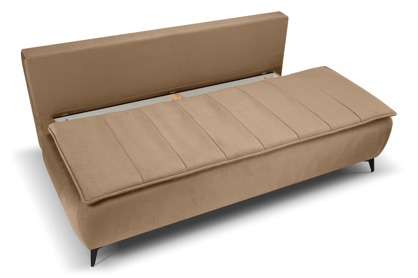 Canapé convertible Sendi – Luxueux canapé en velours avec fonction couchage
