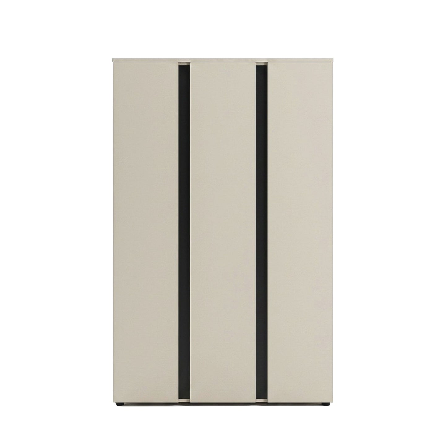Amara Kleiderschrank 3-türig (B/H/T: 121x184x52 cm) in Kaschmir