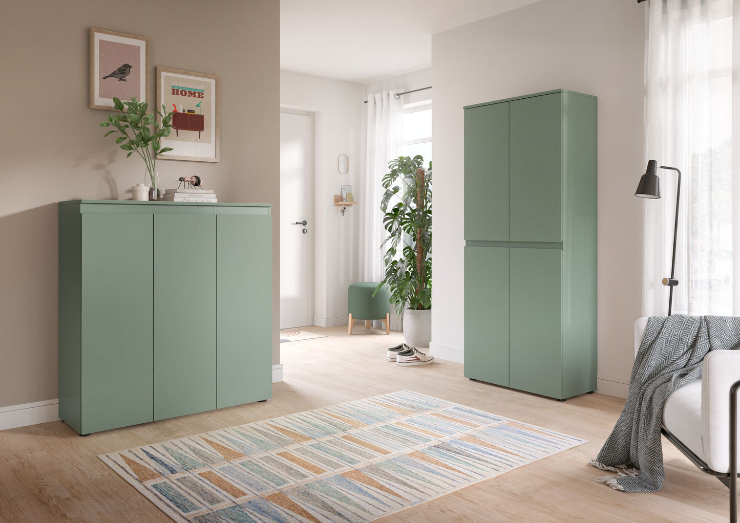 Homes & Jones Universalschrank 2-tlg., Mehrzweckschrank, Breite Gesamt 190 cm