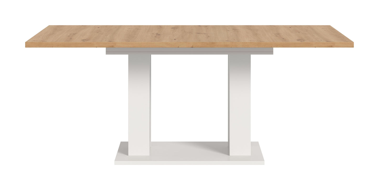 Table de salle à manger MOTION (L/H/P : env. 150/76/90 cm) en blanc/cachemire