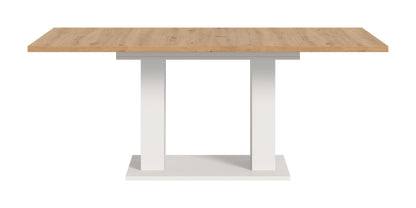Table de salle à manger MOTION (L/H/P : env. 150/76/90 cm) en blanc/cachemire