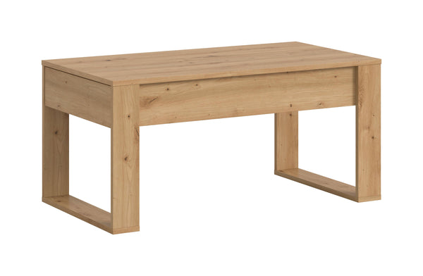 Table basse MALMÖ (L/H/P : env. 110/52/60 cm) en imitation Chêne Artisan/imitation Chêne Artisan