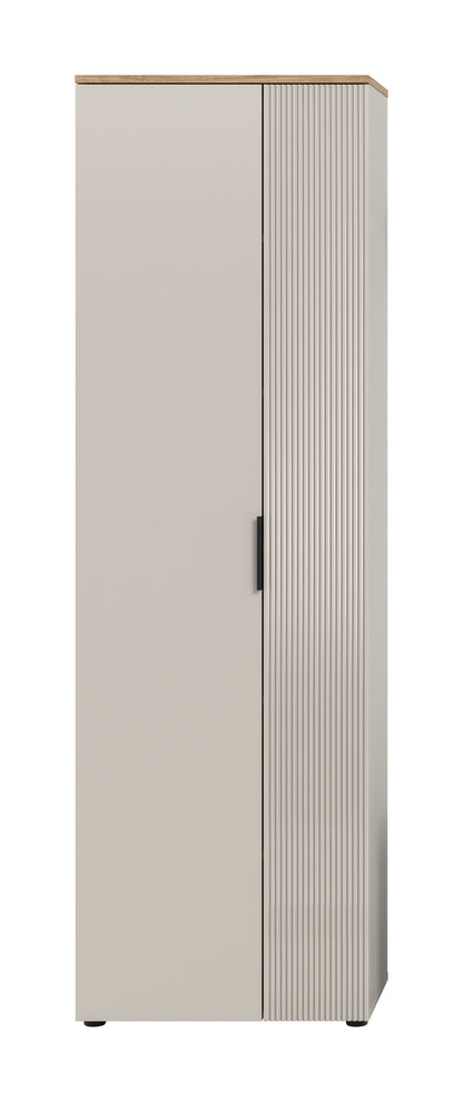 Armoire SLIDE (L/H/P : env. 60/190/36 cm) en cachemire/cachemire