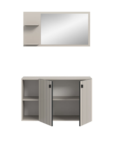 Homes & Jones Garderobe 2-tlg. Garderoben Set, Flurmöbel-Dielenmöbel