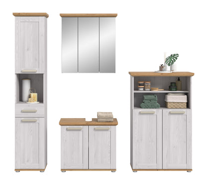 Bathroom set VERONA (W/H/D: approx. 213/187/34 cm) in Sibiu Larch reproduction/Sibiu Larch reproduction