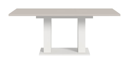 Table de salle à manger MOTION (L/H/P : env. 150/76/90 cm) en blanc/cachemire