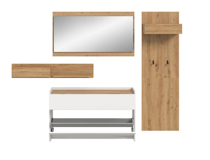 Ensemble de vestibule DRIVE (L/H/P : env. 205/192/32 cm) en sauge/sauge