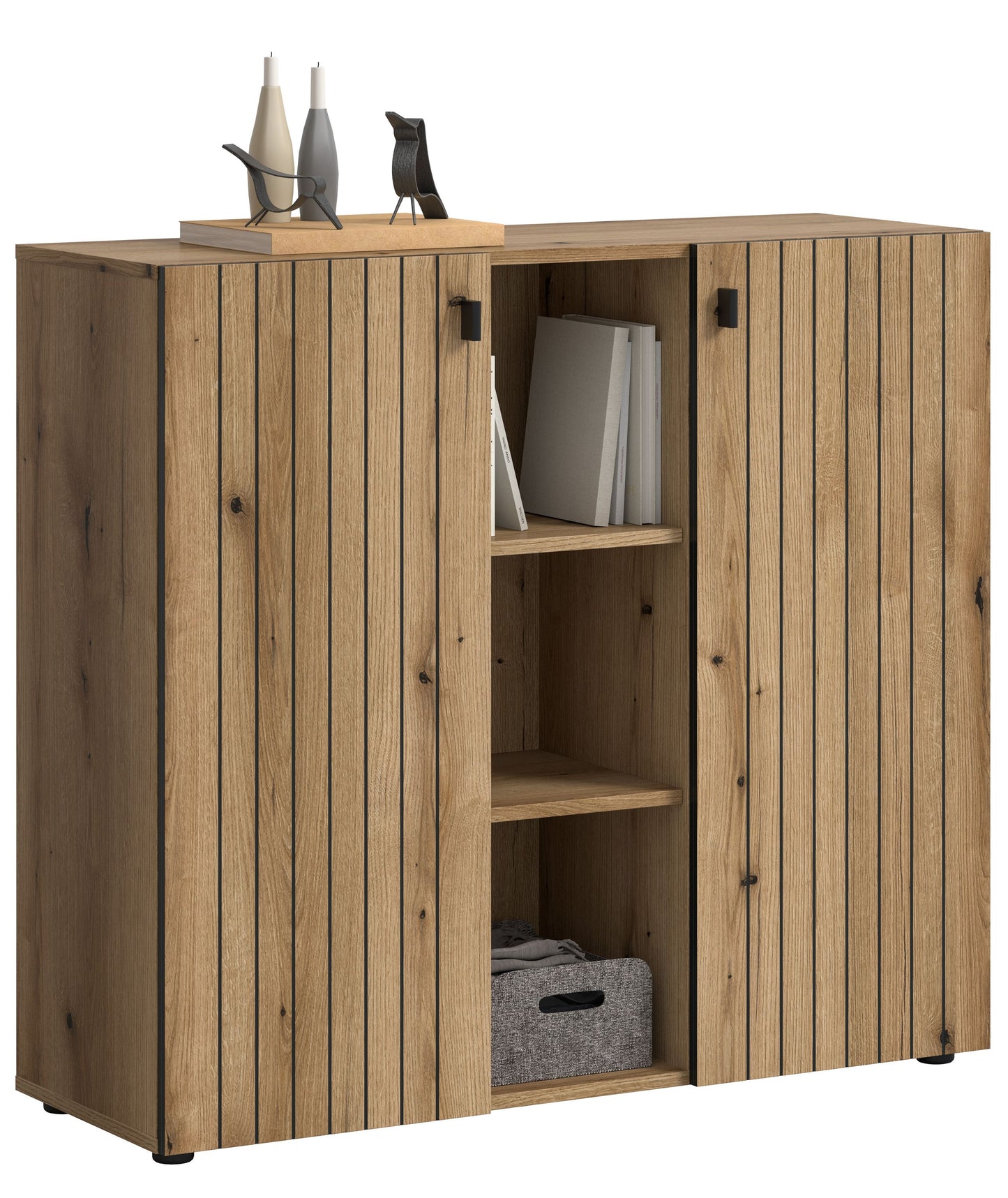 Homes & Jones Garderobenschrank, Schuhkommode, Universalschrank, Flurmöbel