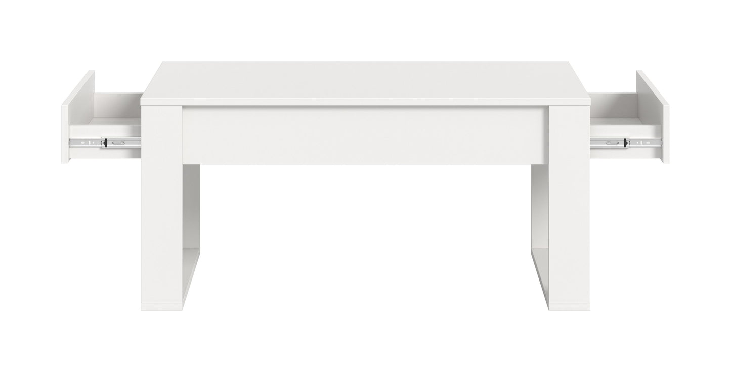 Table basse MALMÖ (L/H/P : env. 110/52/60 cm) en imitation Chêne Artisan/imitation Chêne Artisan