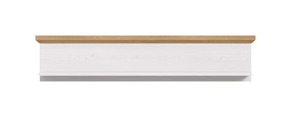 Wall shelf VERONA (W/H/D: approx. 110/23/18 cm) in Sibiu Larch reproduction/Sibiu Larch reproduction