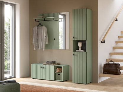 Homes & Jones Garderobe 3-tlg. Garderoben Set, Flurmöbel-Dielenmöbel