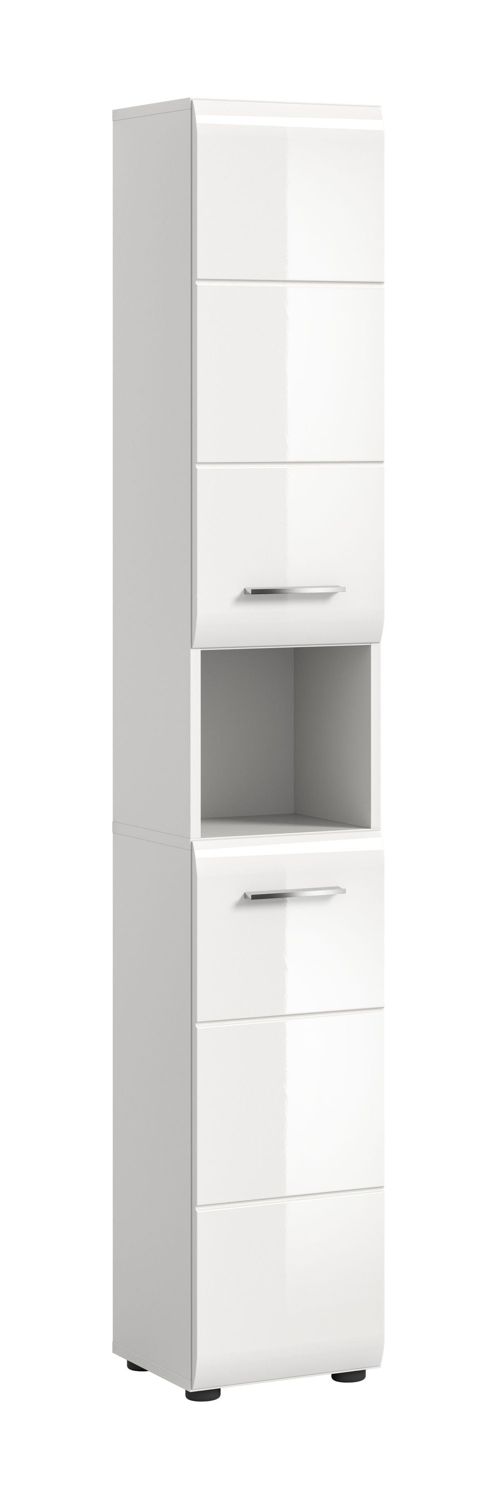 Homes & Jones Badhochschrank schmal 30 cm breit, Badschrank, Badmöbel