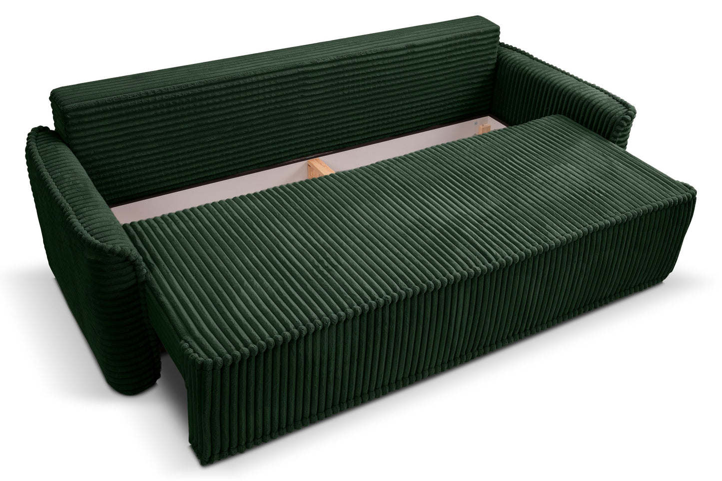 Canapé-lit Grubs – Canapé moderne en velours côtelé avec fonction couchage