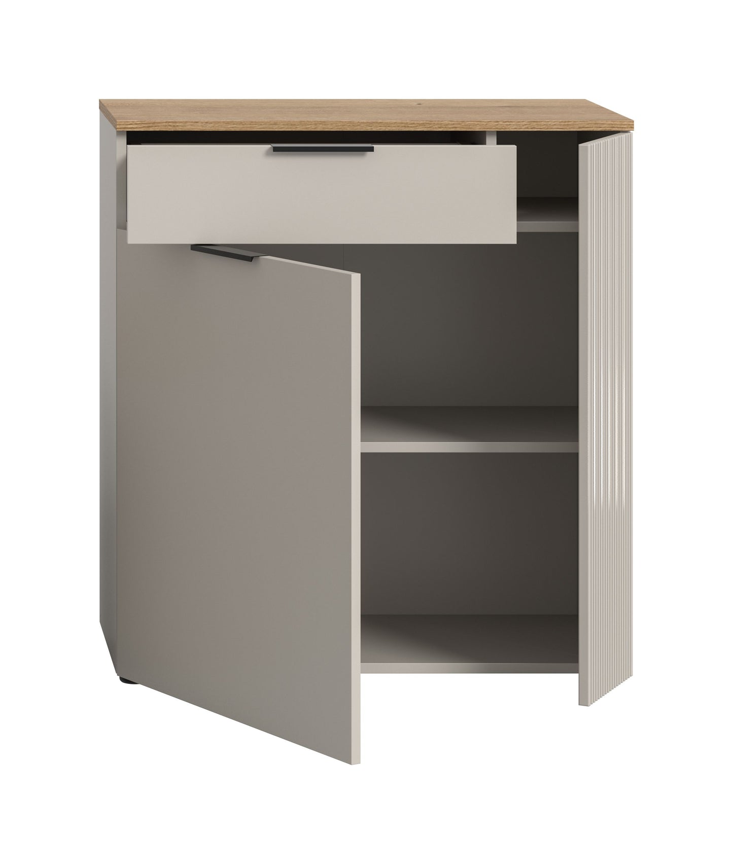 Homes & Jones Kommode 80 cm breit, Garderobenschrank, Universalschrank,