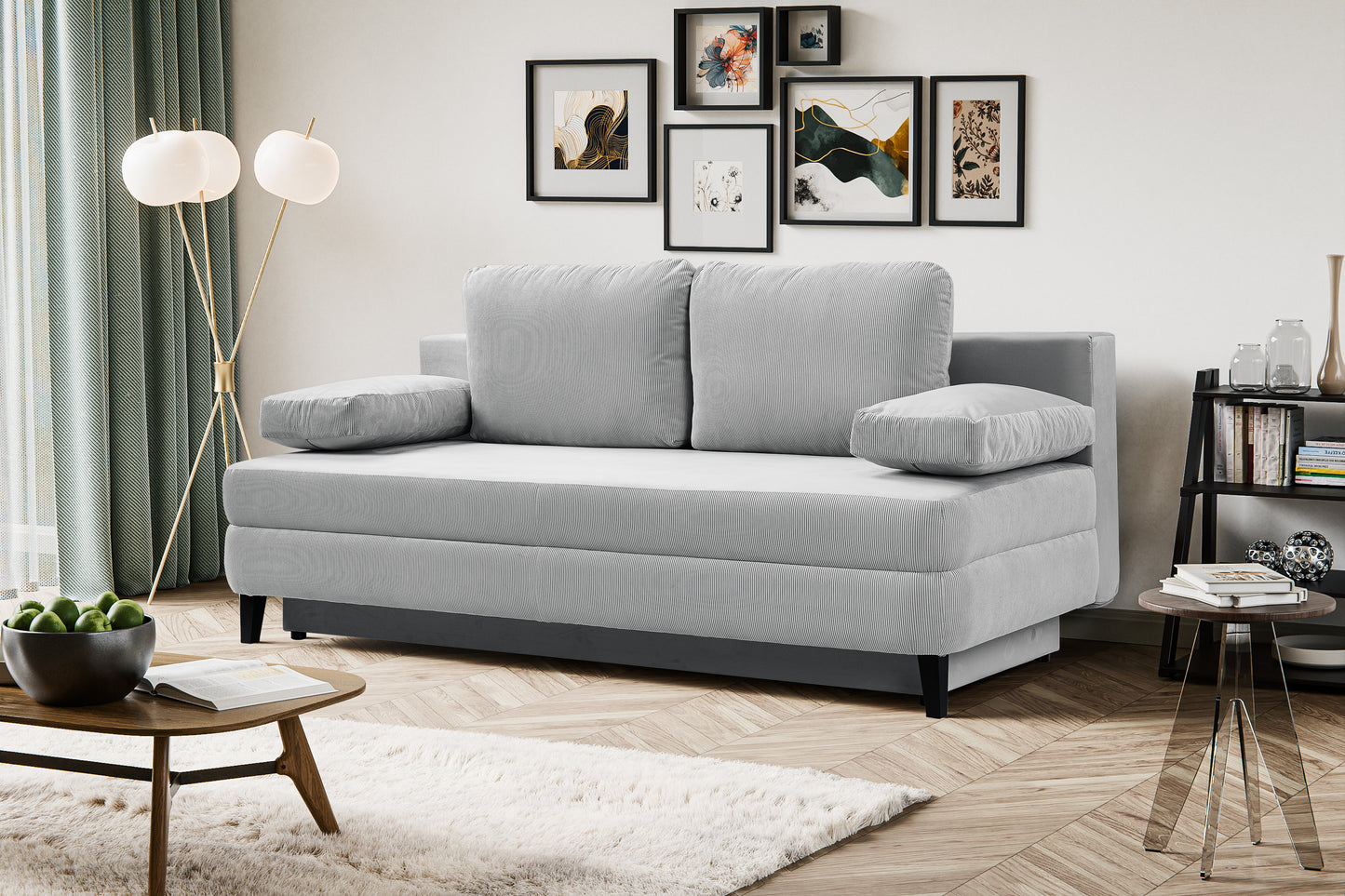 Sofa Bed Sorto – Comfortable Cord Sofa with Sleeping Function