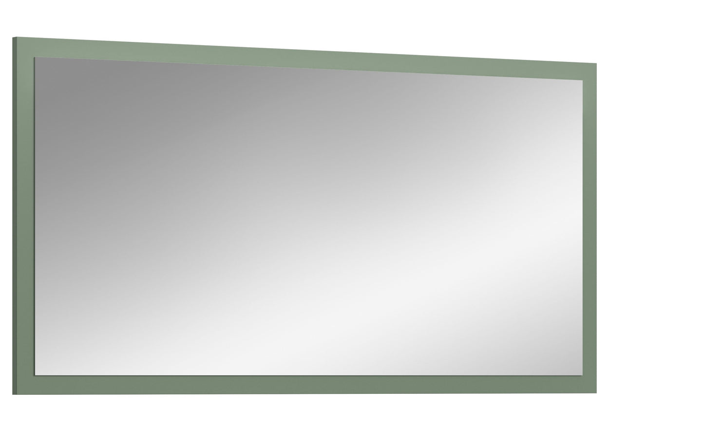 Miroir STATION (L/H/P : env. 106/55/2 cm) en verre miroir/vert fumé