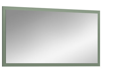 Miroir STATION (L/H/P : env. 106/55/2 cm) en verre miroir/vert fumé