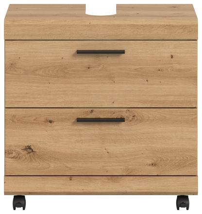 Homes & Jones Waschbeckenunterschrank auf Rollen, Schrank easy to handle