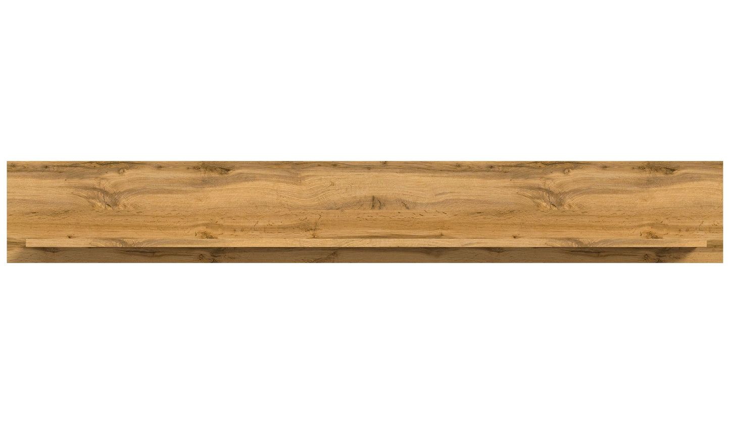 Étagère murale JAM (L/H/P : env. 140/20/15 cm) en imitation chêne Wotan/blanc